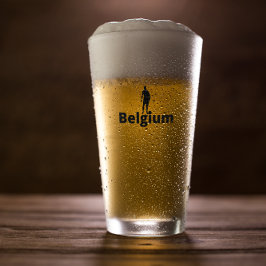 Belgien Fußball Glas