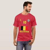 Belgien Fußball-Nationalmannschaft #10 T - Shirt (Vorne ganz)