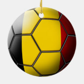 Belgien Fußball-Ornament Keramikornament (Hinten)
