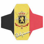Belgien - Fußball und Belgische Flagge / Sport (Flach)