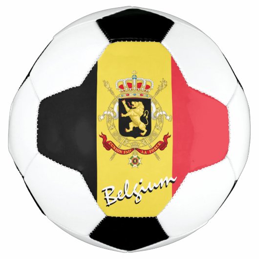 Belgien - Fußball und Belgische Flagge / Sport (Vorderseite)
