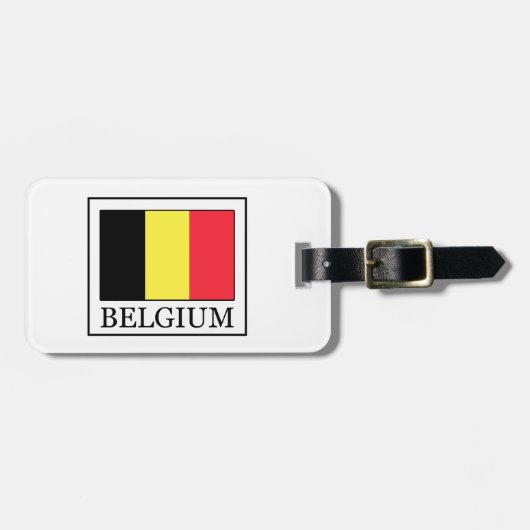 Belgien Gepäckanhänger (Vorderseite horizontal)