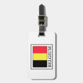 Belgien Gepäckanhänger (Vorderseite vertikal)