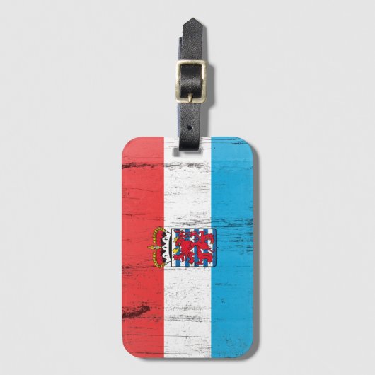 Belgien Gepäckanhänger (Vorderseite Vertikal)