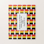 BELGIEN | Gesegnete Nation | FLAG BELGIENS Puzzle (Vertikal)