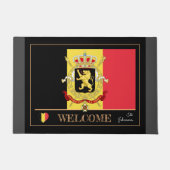 Belgien Hausmatte, belgische Flaggensport / Willko Fußmatte (Vorderseite)