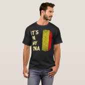 Belgien In meiner DNA belgisches Flaggenteam Belgi T-Shirt (Vorne ganz)
