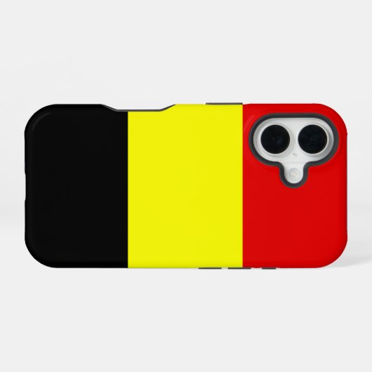 Belgien iPhone 16 Hülle (Rückseite (Horizontal))