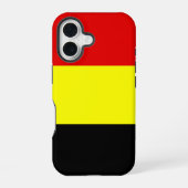 Belgien iPhone 16 Hülle (Rückseite)