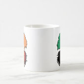 Belgien - Irish Ireland Tree Roots Flag Kaffeetasse (Mittel)
