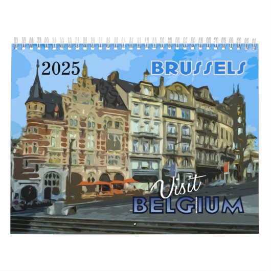 Belgien Kalender 2025 von Serie Visit.. (Titelbild)