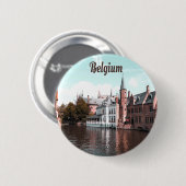 Belgien Kanal Brüssel Button (Vorne & Hinten)