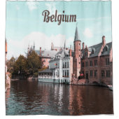 Belgien Kanal Brüssel Duschvorhang (Vorderseite)