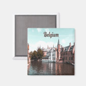 Belgien Kanal Brüssel Magnet (Vorderseite/Rückseite)