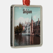 Belgien Kanal Brüssel Ornament Aus Metall (Rechts)