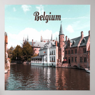 Belgien Kanal Brüssel Poster