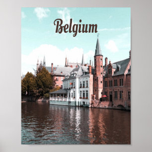 Belgien Kanal Brüssel Poster
