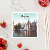 Belgien Kanal Brüssel Serviette (Beispiel)