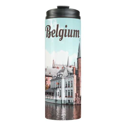 Belgien Kanal Brüssel Thermosbecher (Vorderseite)