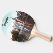 Belgien Kanal Brüssel Tischtennis Schläger (Seitenansicht)