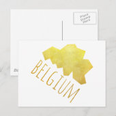 Belgien Karte (Vorne/Hinten)