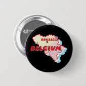 Belgien-Karte Button (Vorne & Hinten)