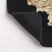 Belgien-Karte Mousepad (Ecke)