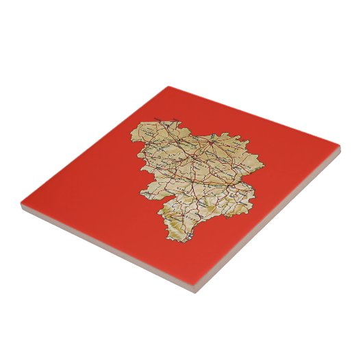 Belgien-Karten-Fliese Fliese (Seite)