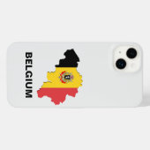 Belgien Kartenzuschnitt iPhone Fall Hülle (Rückseite (Horizontal))