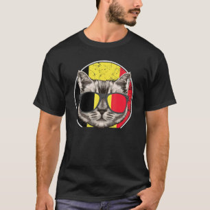 Belgien Katze Belgien Belgier T-Shirt