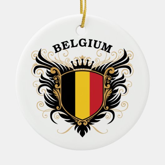 Belgien Keramikornament (Vorne)