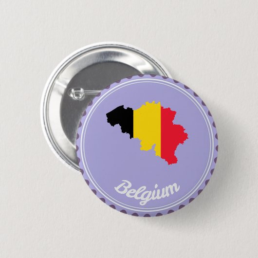 Belgien-Land Button (Vorne & Hinten)