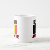 Belgien-Lieben ich Kaffeetasse (Mittel)