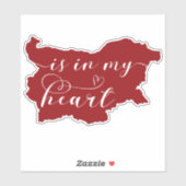 Belgien liegt mir im Herzen Aufkleber (Blatt)