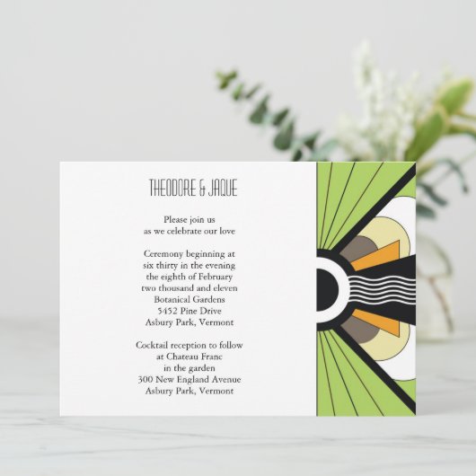 Belgien:Limette Einladung (Stehend Vorderseite)