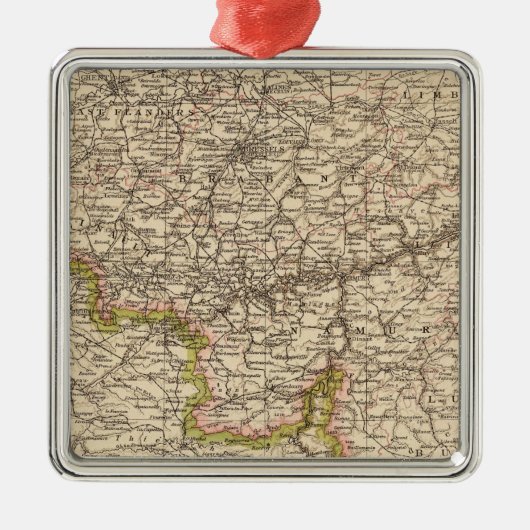 Belgien, Luxemburg Silbernes Ornament (Vorne)