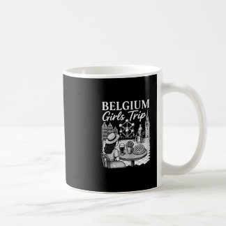 Belgien Mädchen Reise Belgische Stadt Reise Mädche Kaffeetasse
