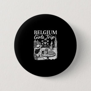 Belgien Mädchen Reise Belgische Stadt Reisen Mädch Button
