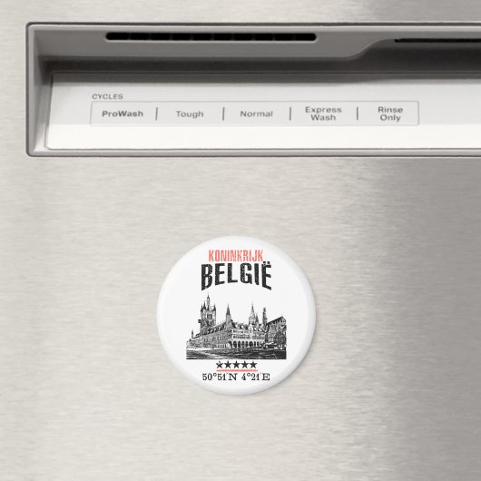 Belgien Magnet (In Situ (Geschirrspüler))