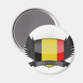 BELGIEN MAGNET (Vorderseite/Rückseite)