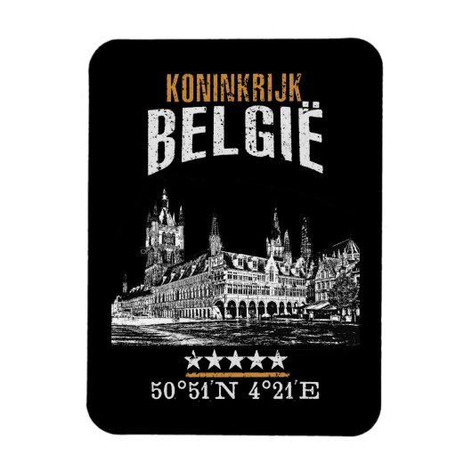 Belgien Magnet (Vertikal)