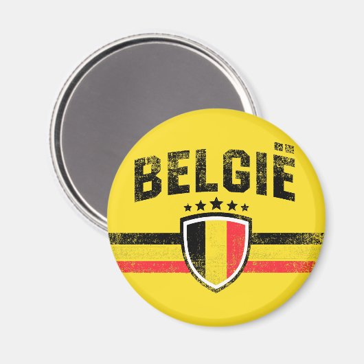 Belgien Magnet (Vorderseite/Rückseite)