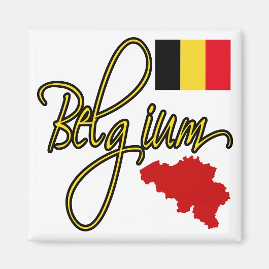 Belgien Magnet (Vorne)