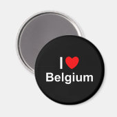 Belgien Magnet (Vorderseite/Rückseite)