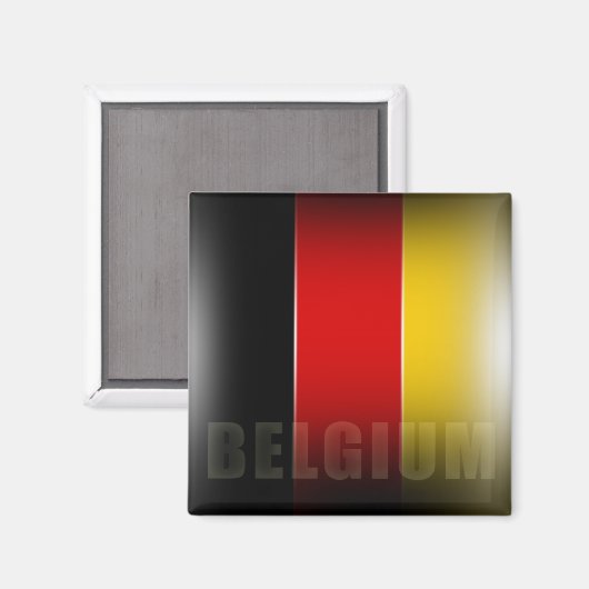 Belgien Magnet (Vorderseite/Rückseite)