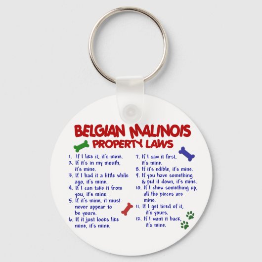 BELGIEN MALINOIS PL2 SCHLÜSSELANHÄNGER (Vorderseite)