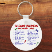 BELGIEN MALINOIS PL2 SCHLÜSSELANHÄNGER (Vorderseite)