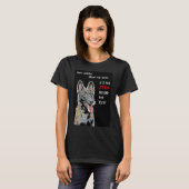 Belgien Malinois und Attitude-T - Shirt (Vorne ganz)