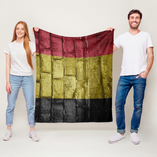 Belgien-Mauer Fleecedecke (Beispiel)