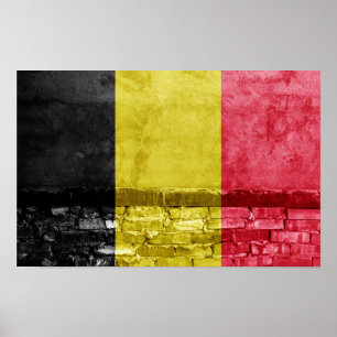 Belgien-Mauer Poster